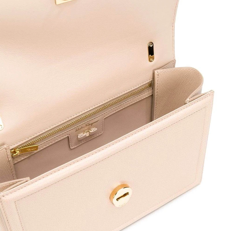 SALVATORE FERRAGAMO 菲拉格慕 女士米色单肩包 21-G462-720579 商品
