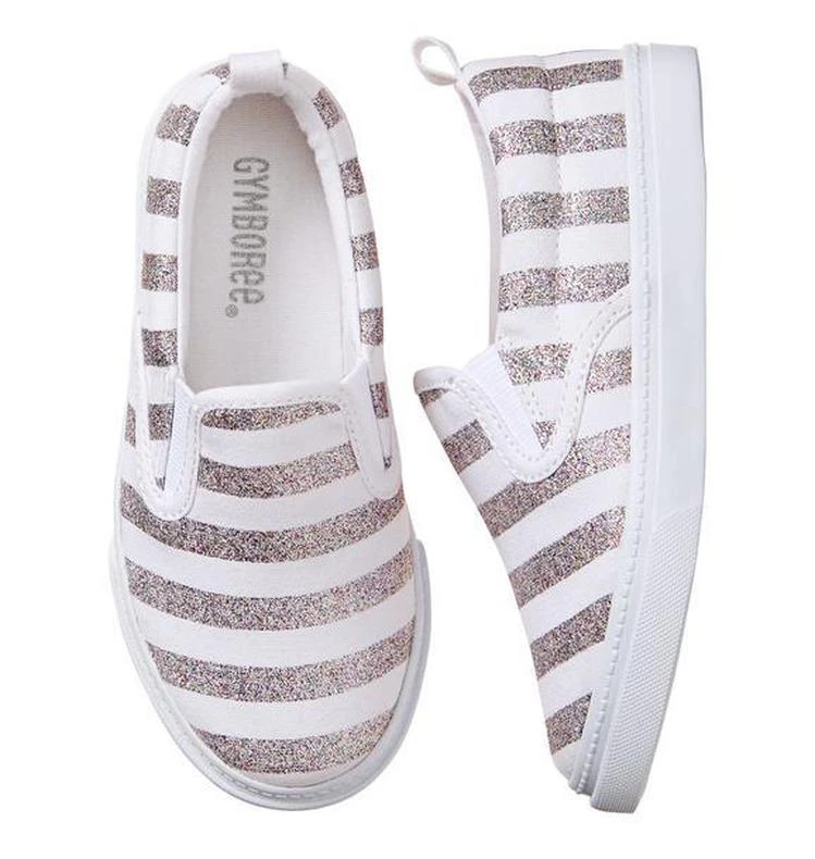 商品Gymboree|Sparkle Stripe Sneakers,价格¥148,第1张图片
