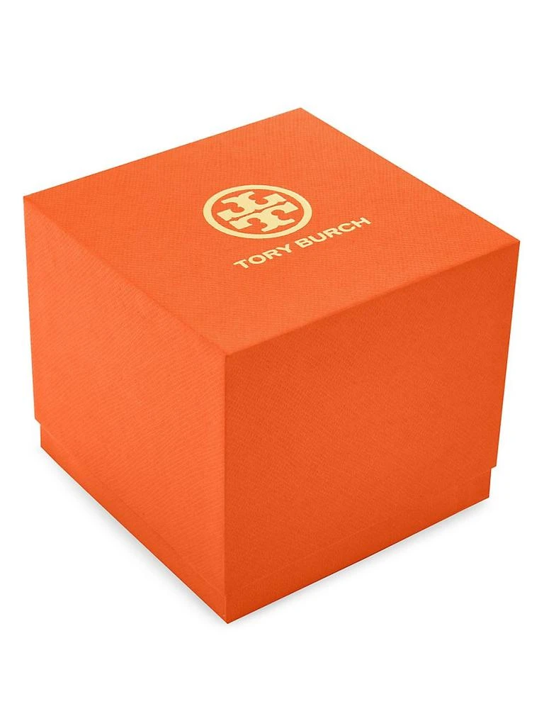 商品Tory Burch|The Eleanor Goldtone Stainless Steel & Leather Strap Watch,价格¥1547,第4张图片详细描述