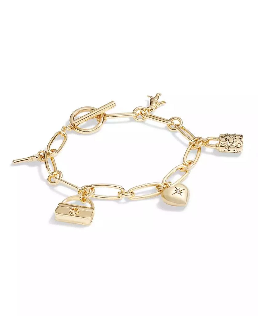 商品Coach|Faux Stone Iconic Charm Bracelet,价格¥1072,第1张图片