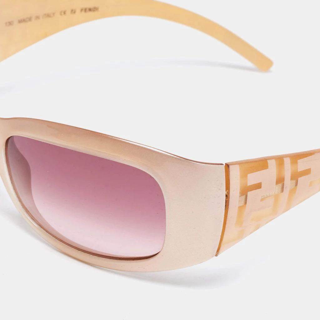 商品[二手商品] Fendi|Fendi Metallic/Brown Gradient FS299 264 Rectangle Sunglasses,价格¥1307,第2张图片详细描述