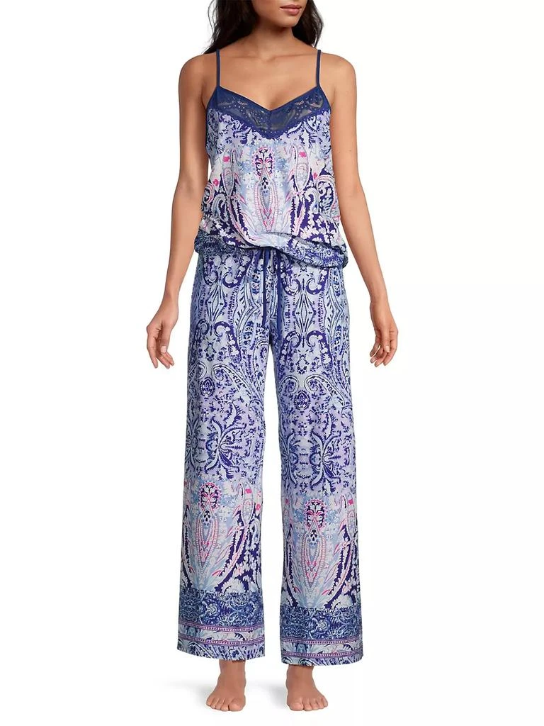 商品In Bloom|Nora Paisley Cami Pajamas,价格¥383,第2张图片详细描述