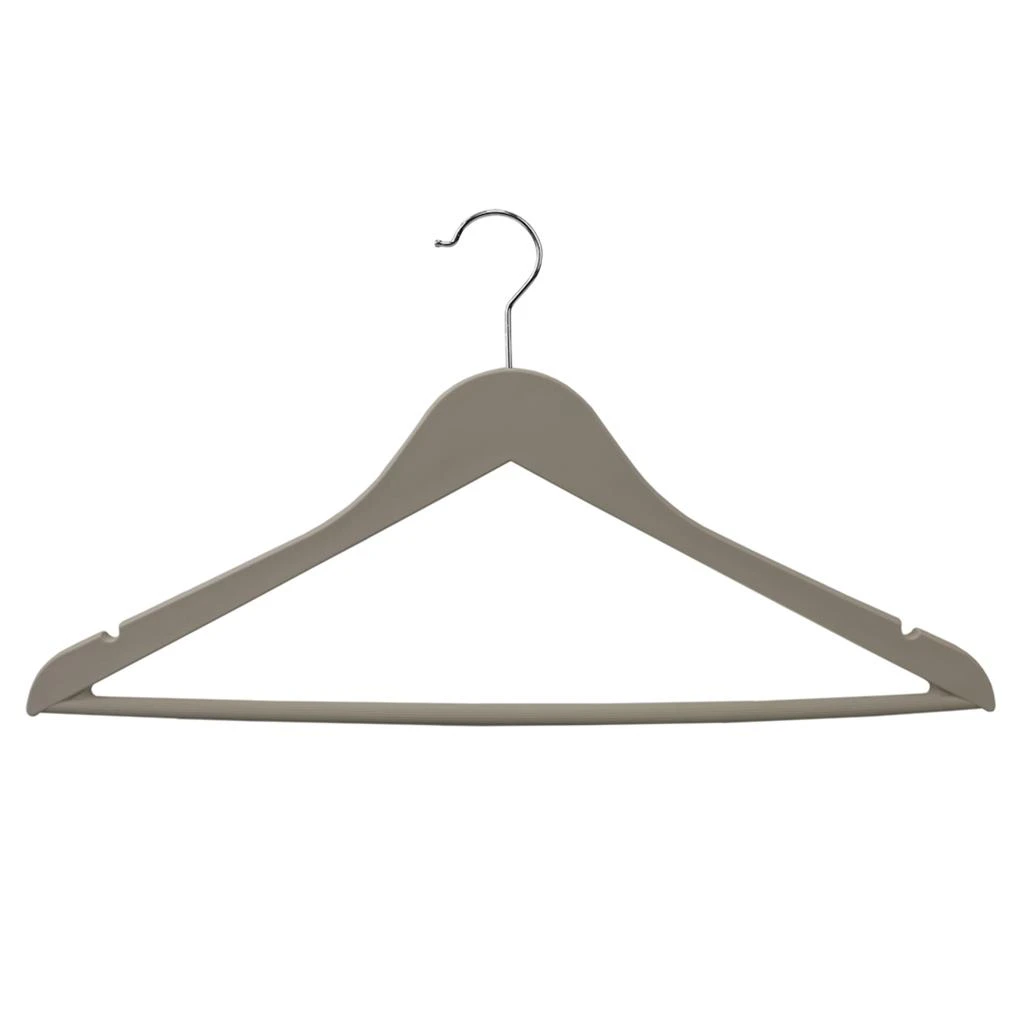 商品Home Basics|Home Basics Non-Slip Space-Saving Rubberized Plastic Hangers, Cream,价格¥111,第5张图片详细描述