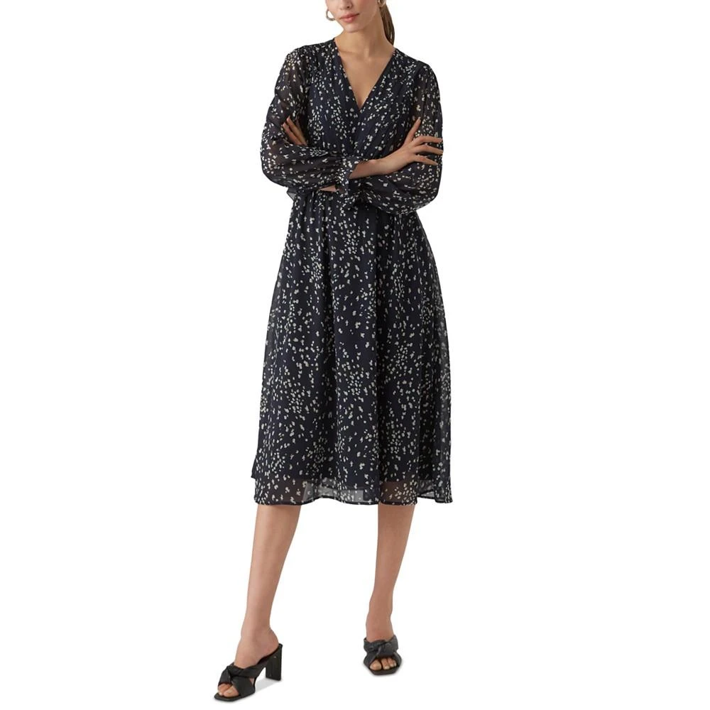 商品VERO MODA|Women's Printed V-Neck Midi Dress,价格¥269,第4张图片详细描述