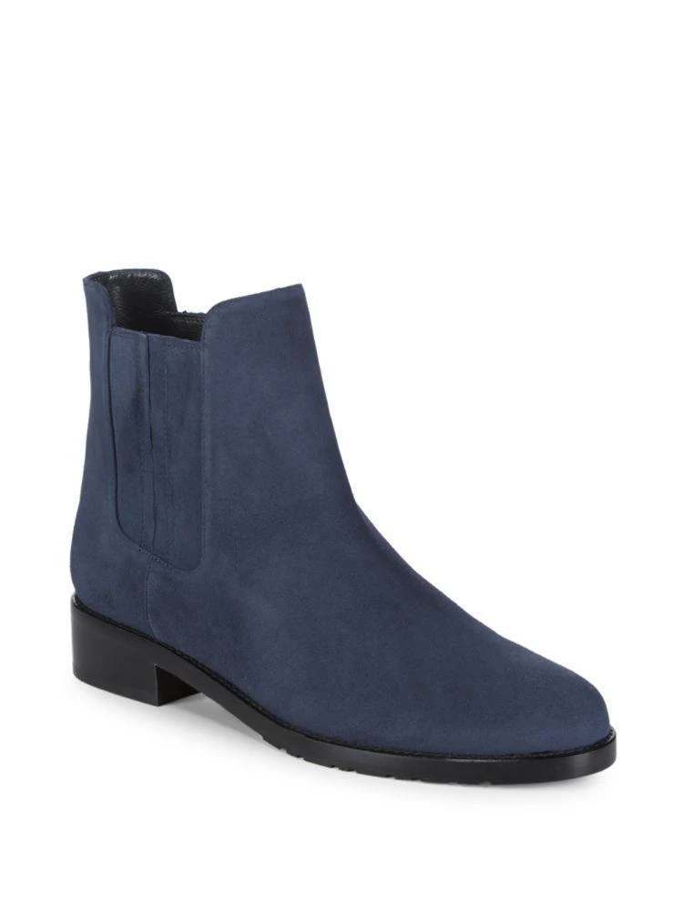 商品Stuart Weitzman|Basilico Textured 麂皮踝靴,价格¥1546,第2张图片详细描述