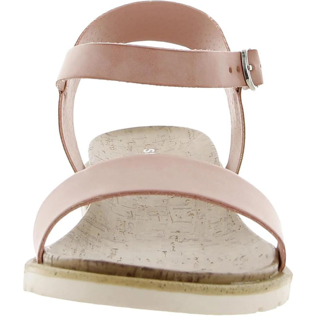Sun + Stone Womens Mattie Cork Faux Leather Slingback Sandals 商品