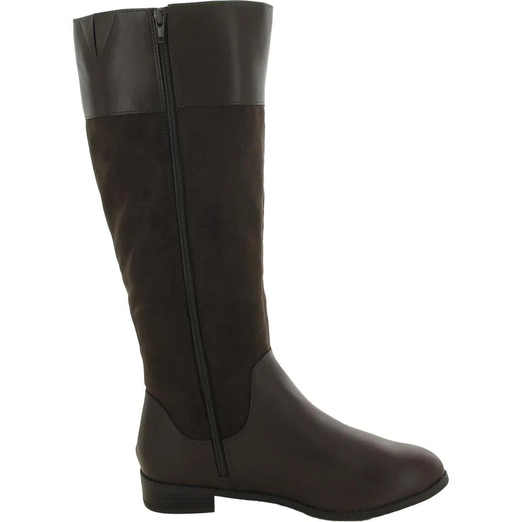 商品Karen Scott|Karen Scott Womens Deliee Faux Leather Wide Calf Riding Boots,价格¥54,第5张图片详细描述