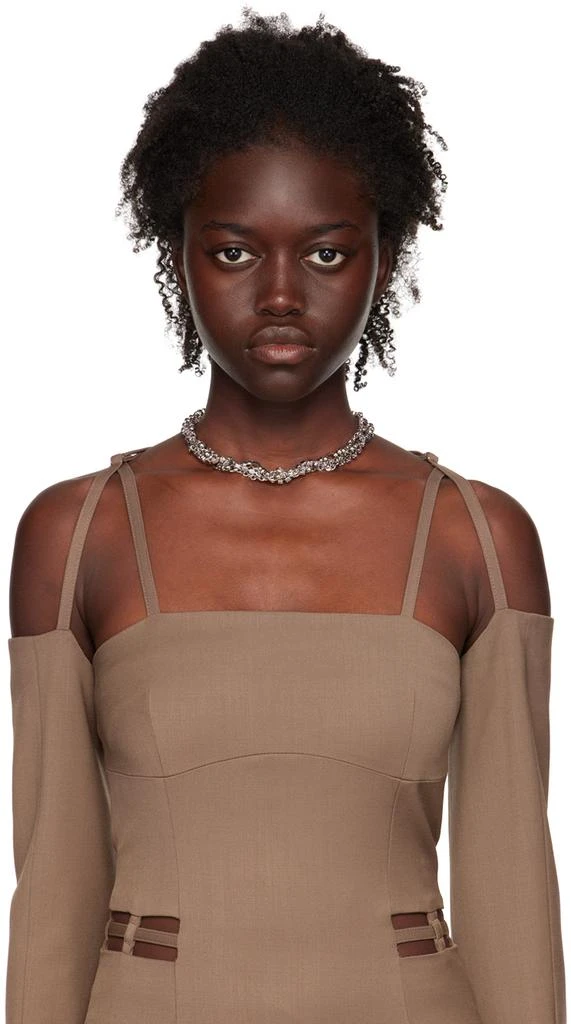 商品Justine Clenquet|Silver Anne Choker,价格¥1075,第2张图片详细描述