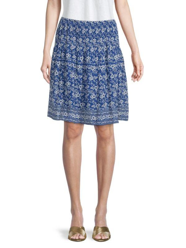 商品Max Studio|Patterned Circle Skirt,价格¥117,第1张图片
