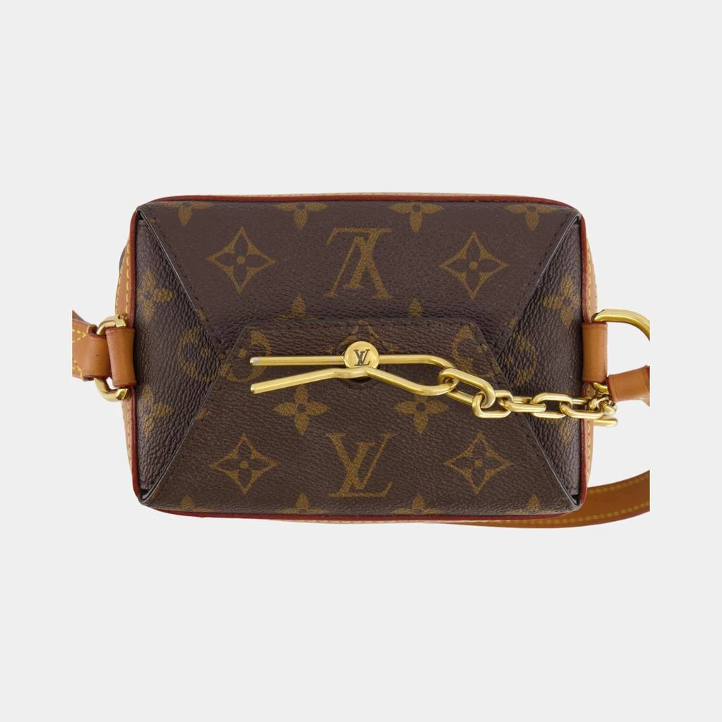 商品[二手商品] Louis Vuitton|Louis Vuitton Brown Monogram Canvas Milk Box Bag with Gold Hardware,价格¥11738,第5张图片详细描述
