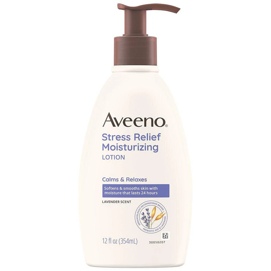 商品Aveeno|Stress Relief Moisturizing Lotion to Calm & Relax Lavender,价格¥24,第3张图片详细描述