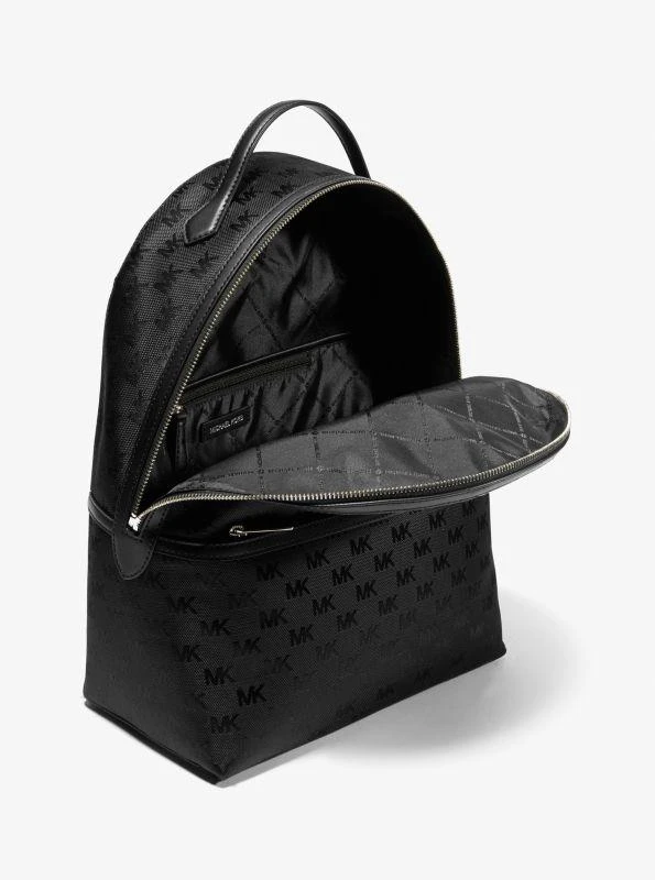 商品Michael Kors|Sheila Large Woven Logo Nylon Backpack,价格¥752,第2张图片详细描述