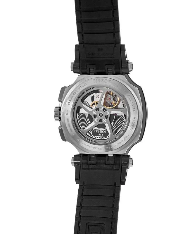 商品Tissot|Tissot T-Race Chronograph Grey Dial Black Rubber Strap Men&apos;s Watch T115.427.27.061.00,价格¥3934,第3张图片详细描述
