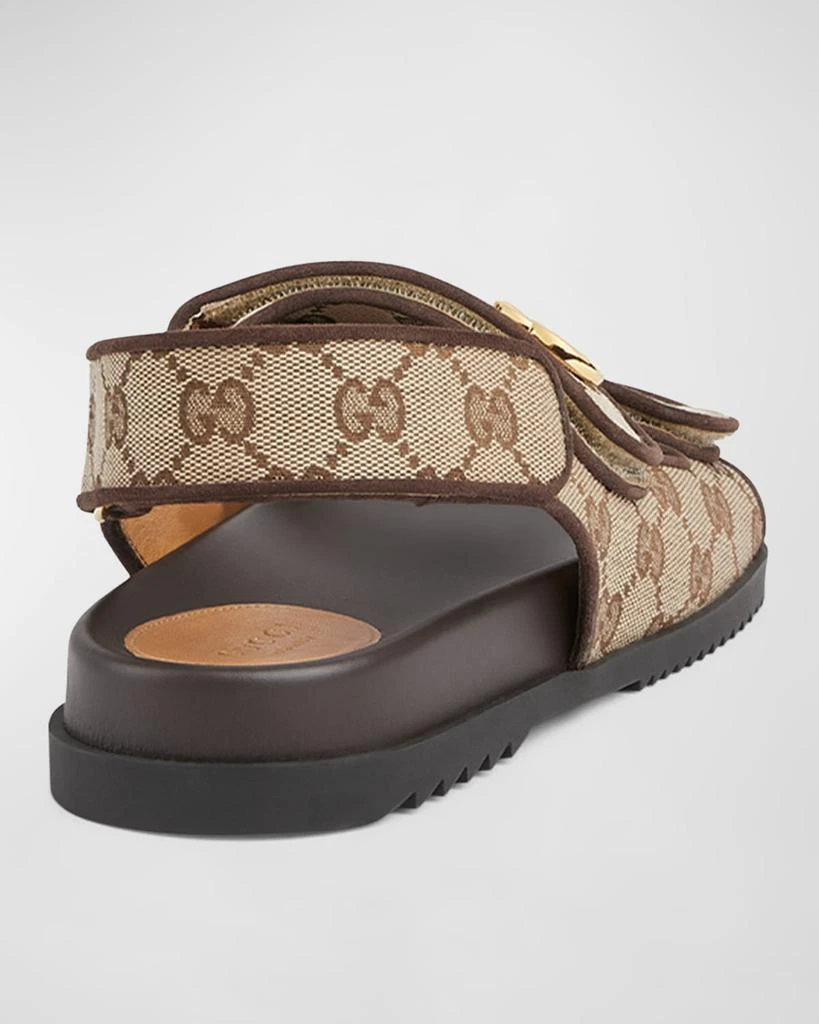 商品Gucci|Moritz Monogram Easy Slingback Sandals,价格¥8112,第3张图片详细描述