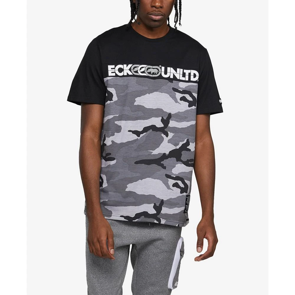 商品Ecko Unltd|Men's Big and Tall Short Sleeves Pieced Plan T-shirt,价格¥285,第1张图片