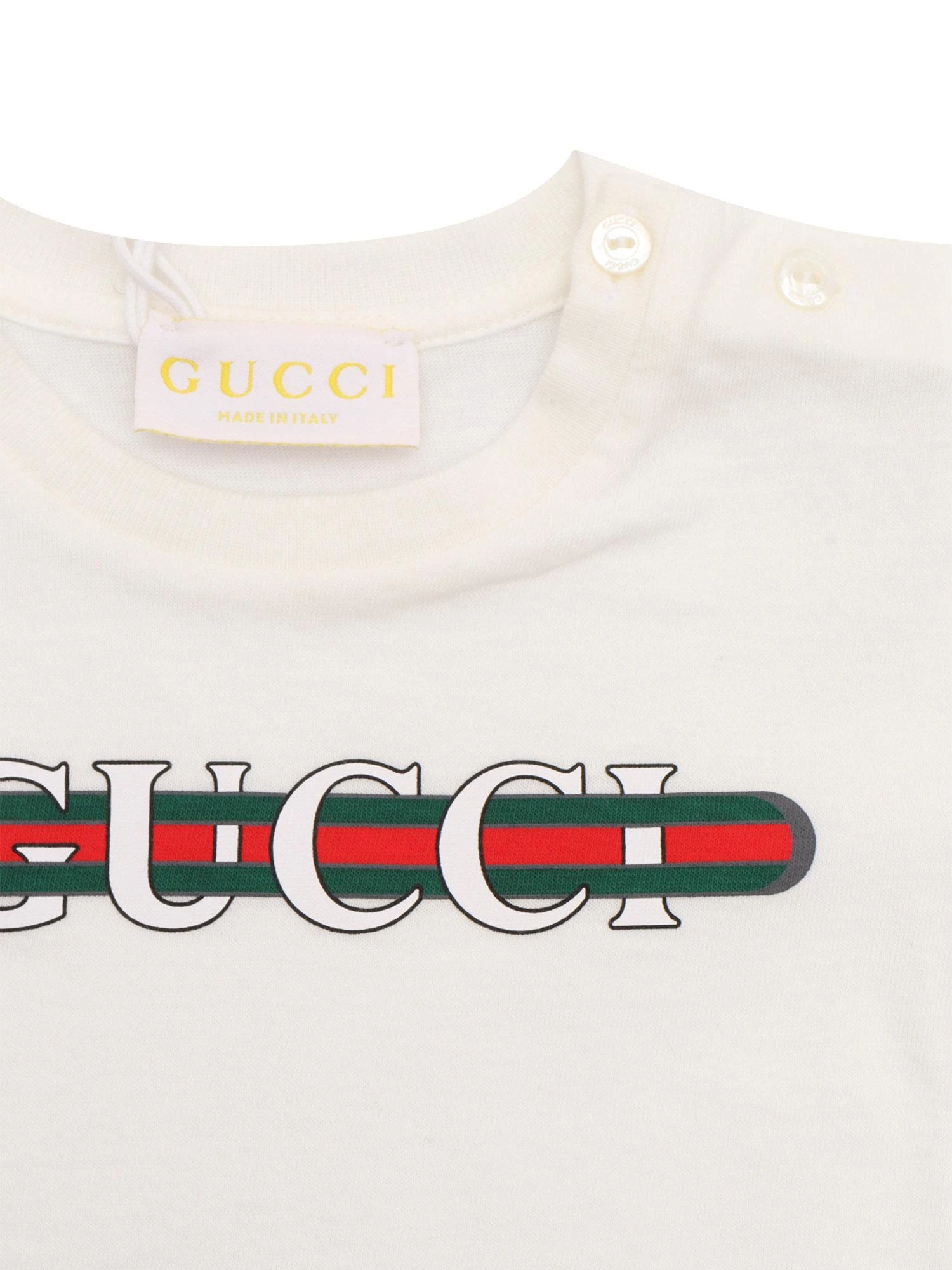 商品Gucci|Gucci 男童T恤 548034XJGPI9214-0 白色,价格¥1408,第3张图片详细描述