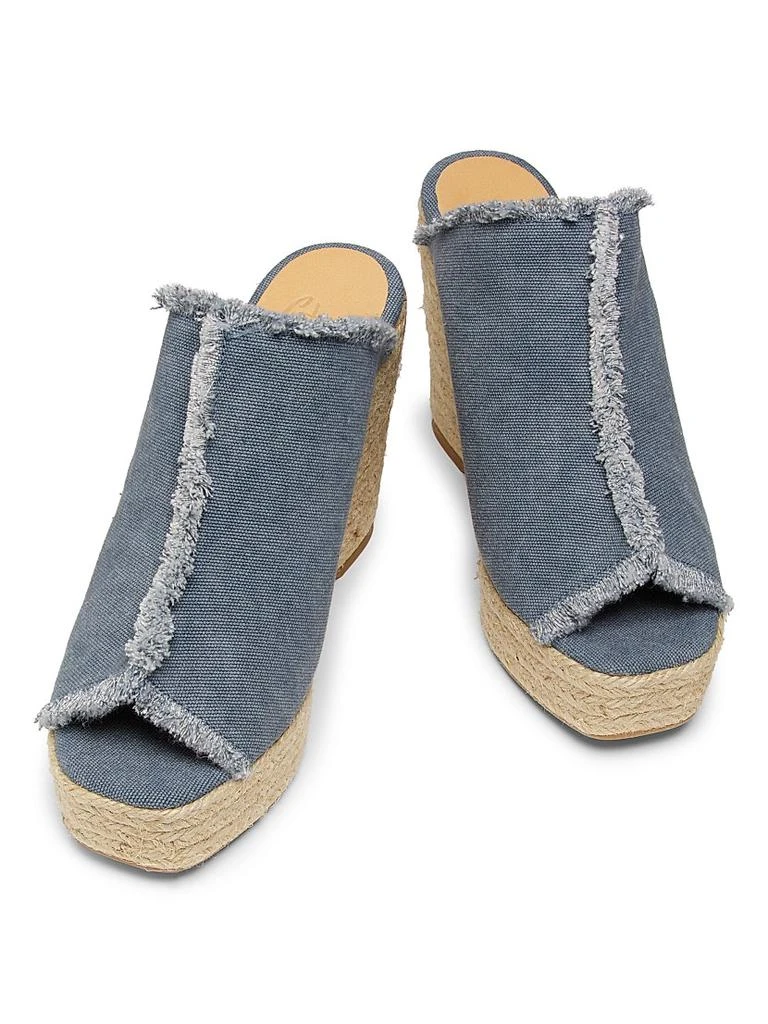 商品CASTAÑER|Fatima 95MM Canvas Wedge Espadrilles,价格¥1088,第4张图片详细描述