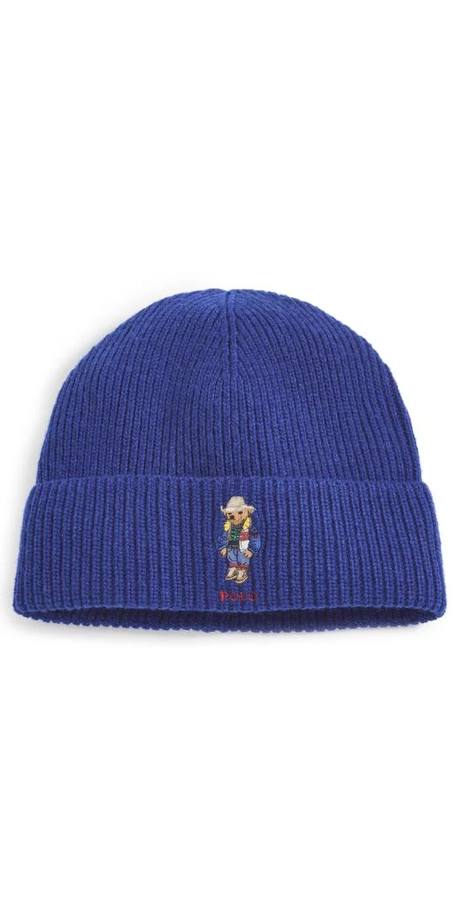 商品Ralph Lauren|Polo Ralph Lauren Solid Holiday Bear Beanie,价格¥304,第1张图片