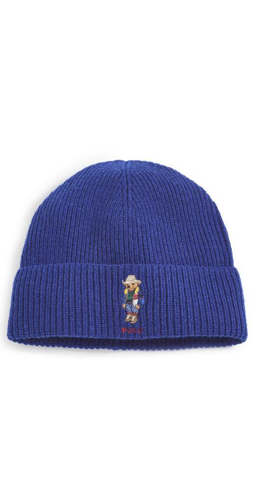 商品Ralph Lauren|Polo Ralph Lauren Solid Holiday Bear Beanie,价格¥296,第1张图片