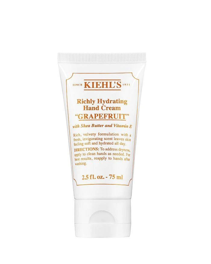 商品Kiehl's|Richly Hydrating Grapefruit Hand Cream 2.5 oz.,价格¥135,第1张图片