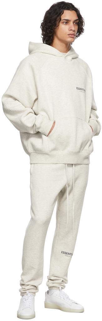 男款 运动长裤 米白色商品第4张图片规格展示