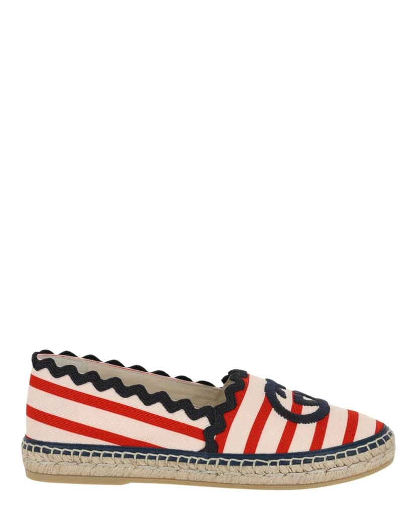 商品Gucci|GG Striped Espadrilles,价格¥1551,第1张图片