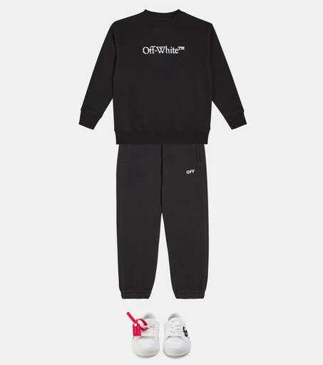 商品Off-White|Low Vulcanized皮革运动鞋,价格¥1313,第2张图片详细描述