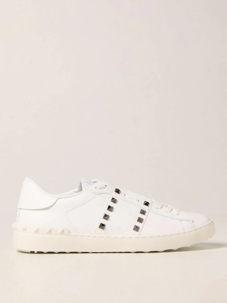 商品Valentino|Valentino Garavani Rockstud Untitled leather sneakers,价格¥6446,第1张图片