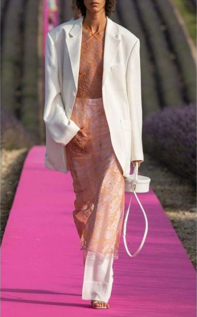 商品Jacquemus|La Robe Lavandou Chiffon Midi Dress,价格¥5111,第5张图片详细描述
