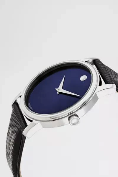 商品Movado|Movado Museum Blue Dial Men's Watch 2100009,价格¥2165,第2张图片详细描述