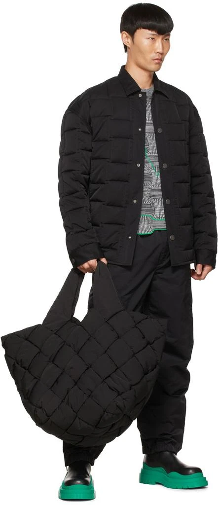 商品Bottega Veneta|Black & Green Tire Chelsea Boots,价格¥10946,第5张图片详细描述