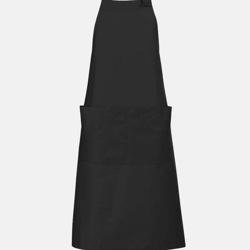 商品SOLS|SOLS Unisex Gala Long Bib Apron / Barwear (Dark Gray) (One Size) (One Size) (One Size) ONE SIZE,价格¥121,第1张图片