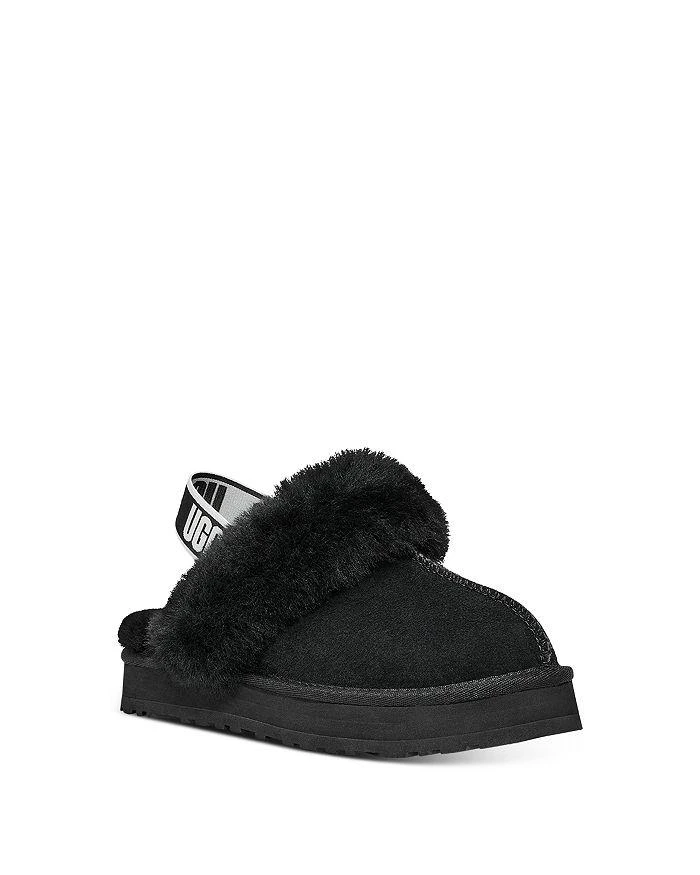 商品UGG|Girls' Funkette Shearling Slingback Slippers - Toddler,价格¥568,第1张图片