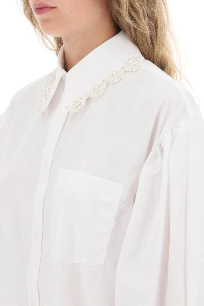 商品Simone Rocha|puff sleeve shirt with embellishment,价格¥1600,第4张图片详细描述