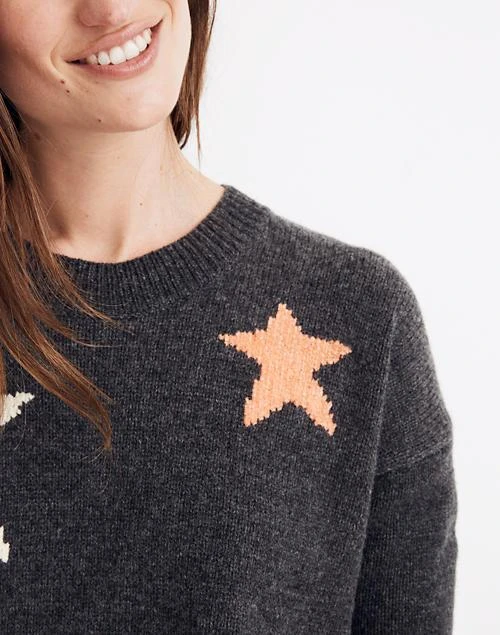 商品Madewell|Starry Night Pullover Sweater,价格¥634,第4张图片详细描述