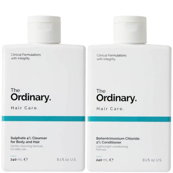 商品The Ordinary|The Ordinary Sulphate Cleanser and Behentrimonium Chloride Conditioner Duo,价格¥131,第1张图片
