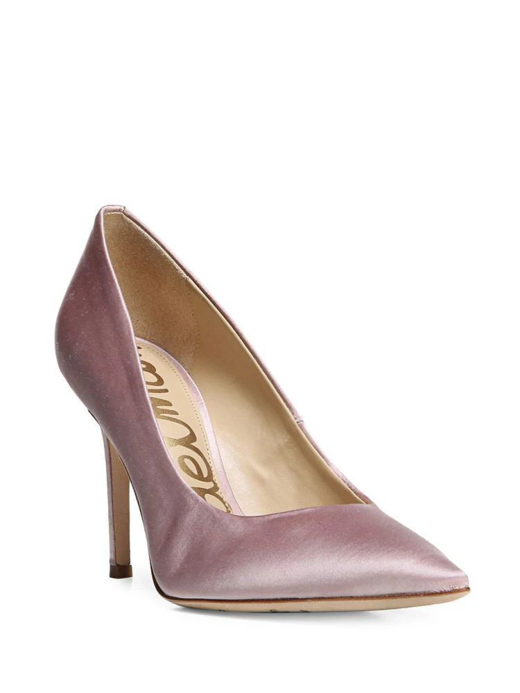 商品Sam Edelman|Hazel Pointed Toe Satin Pumps,价格¥361,第2张图片详细描述