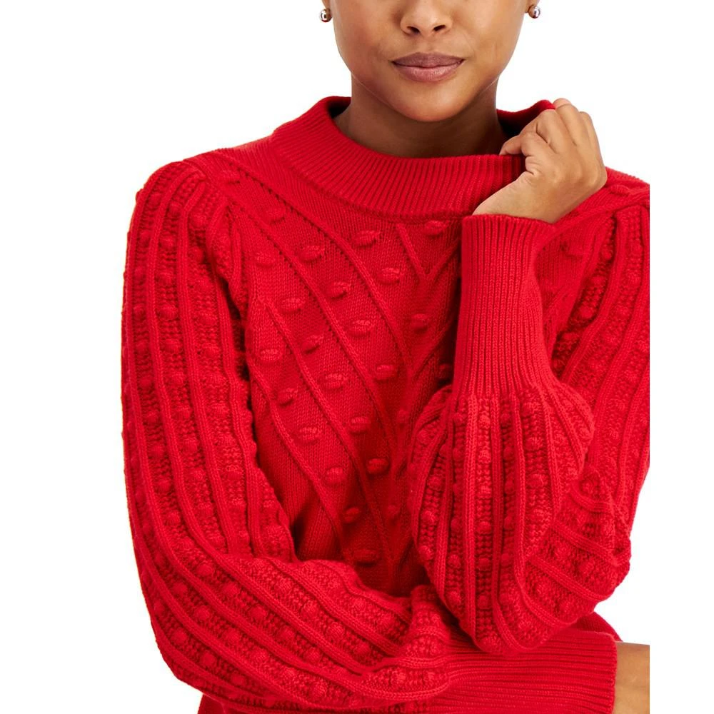 商品Charter Club|Women's Knit Mixed Stitch Sweater, Created for Macy's,价格¥180,第3张图片详细描述