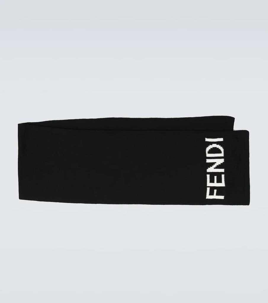 商品Fendi|Logo wool scarf,价格¥3058,第1张图片