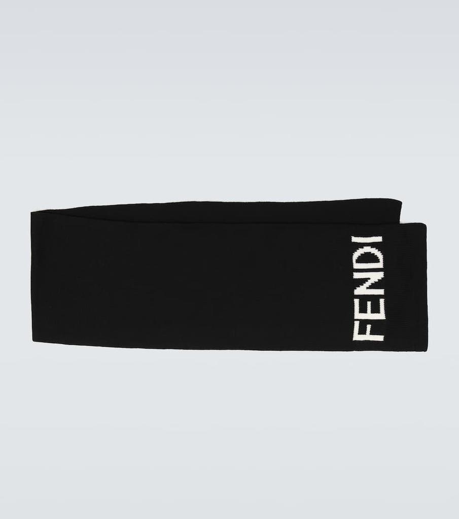 商品Fendi|Logo wool scarf,价格¥2609,第1张图片