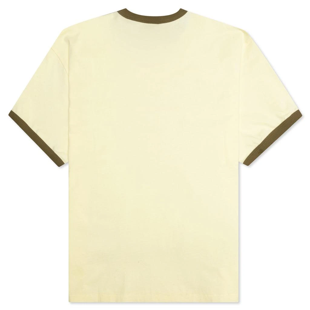 商品Brain Dead|Brain Dead Throw Up S/S Ringer T-Shirt - Cream,价格¥244,第2张图片详细描述