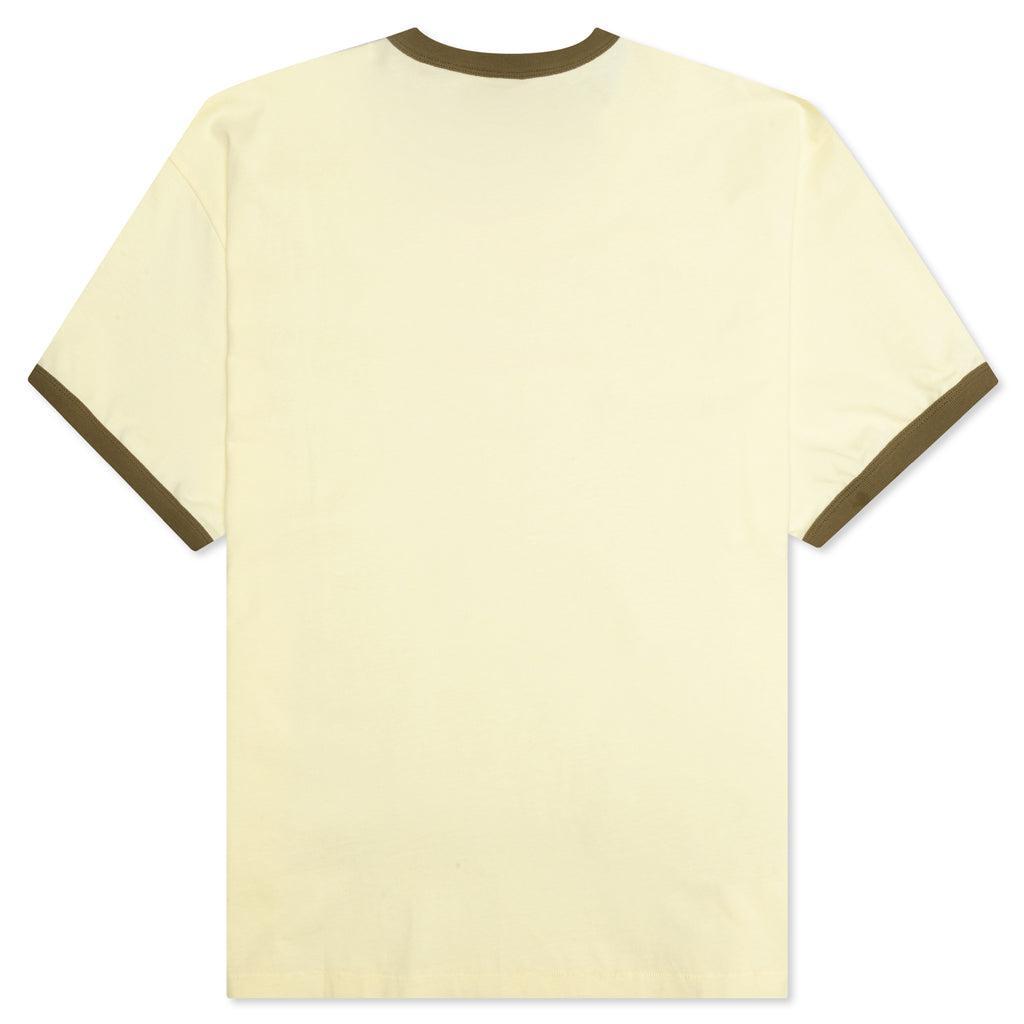 商品Brain Dead|Brain Dead Throw Up S/S Ringer T-Shirt - Cream,价格¥332,第4张图片详细描述