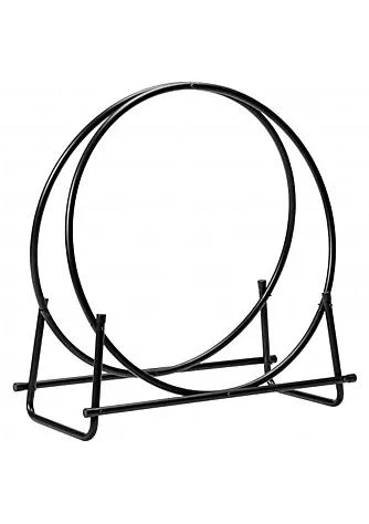 商品Costway|30 Inch Tubular Steel Log Hoop Firewood Storage Rack,价格¥405,第1张图片