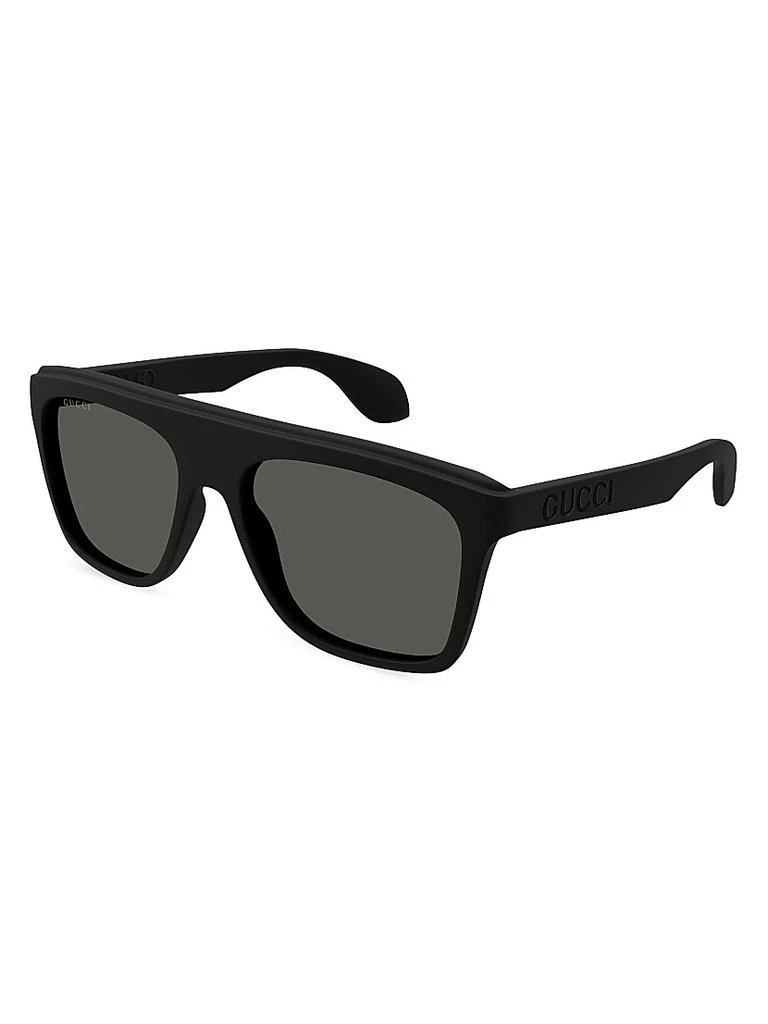商品Gucci|Twinsburg GG1570S 57MM Square Sunglasses,价格¥2524,第2张图片详细描述