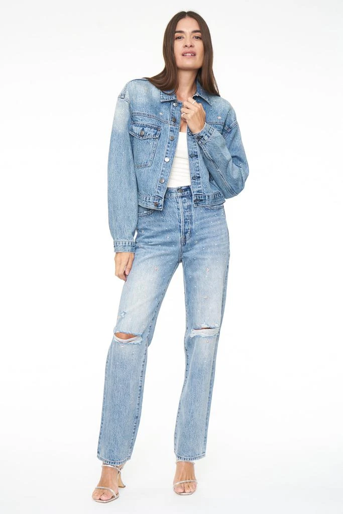 商品Pistola Denim|Shelby Oversized Trucker Jacket - City Lights,价格¥1842,第2张图片详细描述