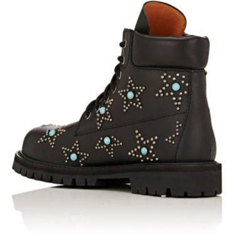 商品Valentino|Starstudded Combat Boots,价格¥7059,第3张图片详细描述