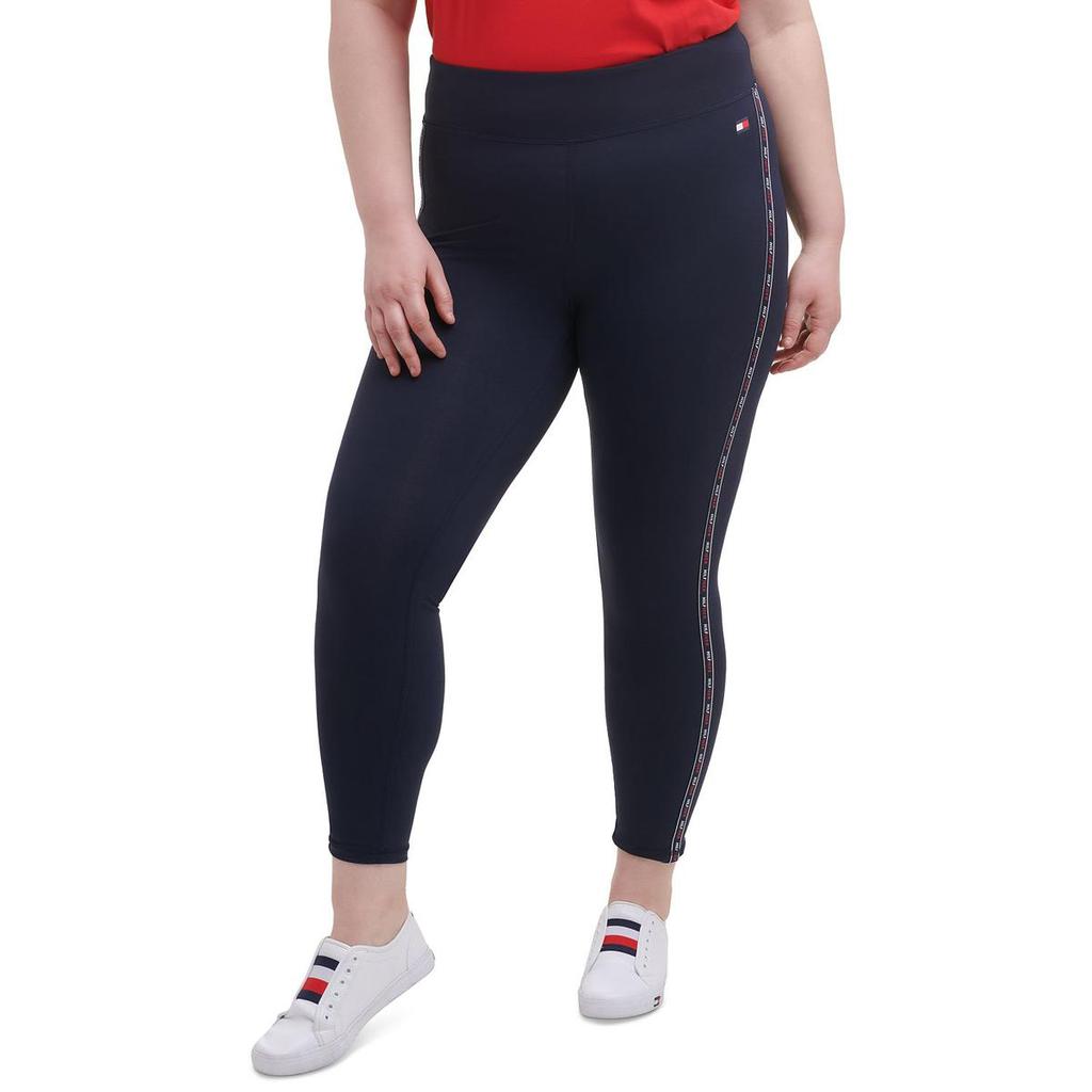 Tommy Hilfiger Sport Womens Plus Stretch Knit Leggings商品第2张图片规格展示