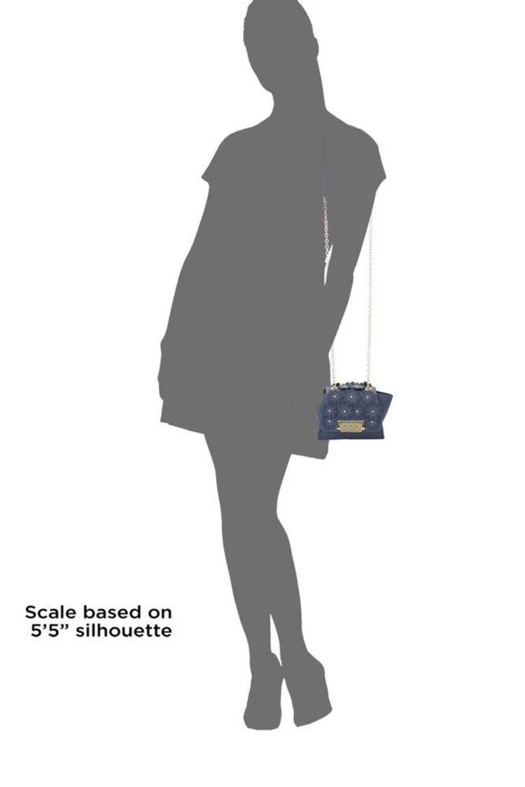 商品Zac Posen|Eartha 真皮立体花朵迷你斜跨包,价格¥787,第3张图片详细描述