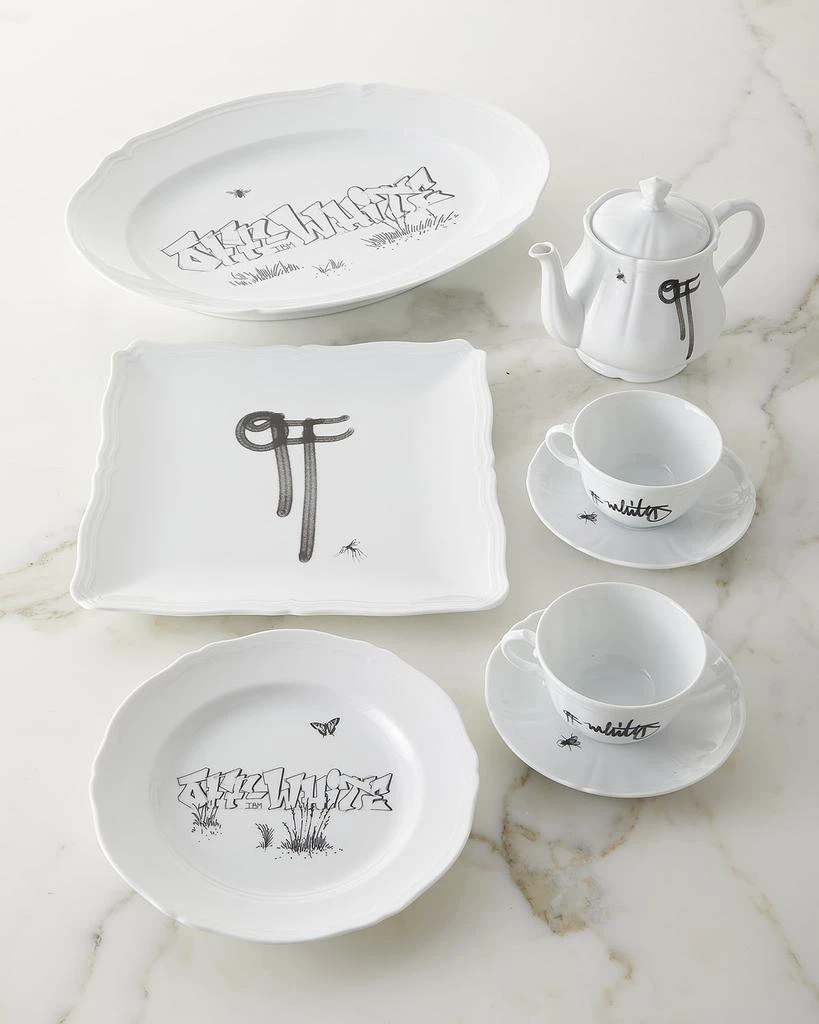 商品Off White c/o Ginori 1735|Porcelain Tea Cup & Saucer Set,价格¥5441,第1张图片