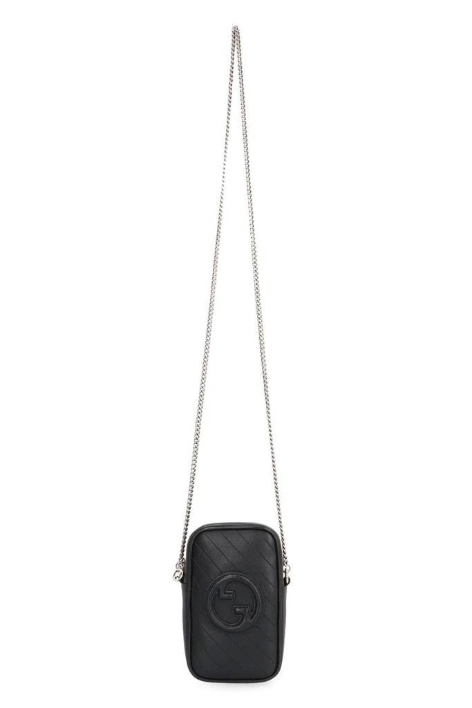 商品Gucci|GUCCI GUCCI BLONDIE LEATHER MINI CROSSBODY BAG,价格¥7614,第4张图片详细描述